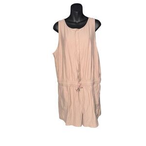 Beautiful Athleta Farallon Romper Semi Fitted Mocha Latte Size XL Good condition